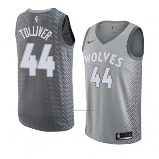 Camiseta Minnesota Timberwolves Anthony Tolliver (2) #44 Ciudad 2018 Gris